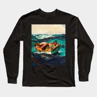 The Gulf Stream (1899) by Winslow Homer Long Sleeve T-Shirt